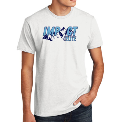 Adult Impact Elite Softball White Cotton/Poly T-shirt Thumbnail