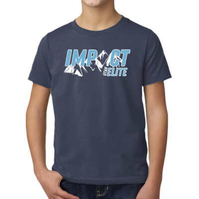 Youth Impact Elite Softball Navy Cotton/Poly T-shirt Thumbnail