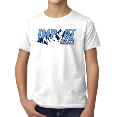 Youth Impact Elite Softball White Cotton/Poly T-shirt Thumbnail