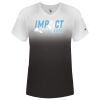 Women's V-Neck Ombre T-Shirt Thumbnail