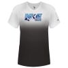 Women's V-Neck Ombre T-Shirt Thumbnail