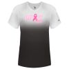 Women's V-Neck Ombre T-Shirt Thumbnail
