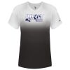 Women's V-Neck Ombre T-Shirt Thumbnail